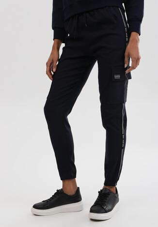 Granatowe Spodnie Rumplecliff