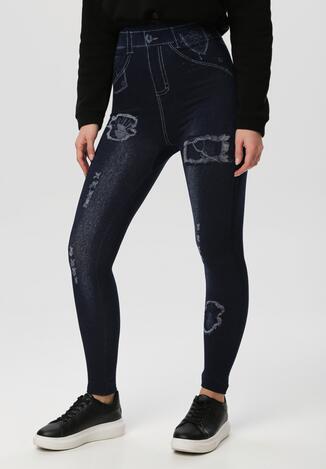 Niebieskie Legginsy Sheira