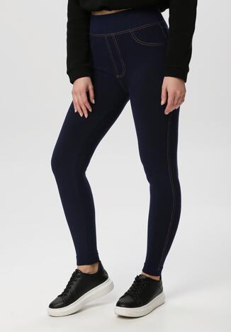 Niebieskie Legginsy Aene