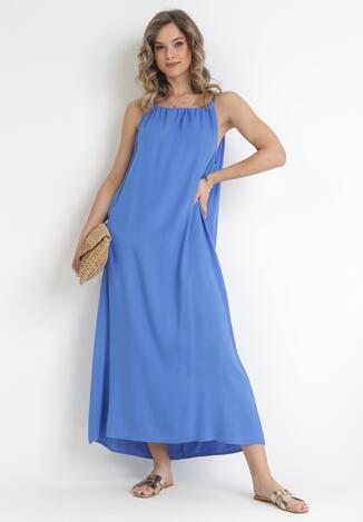 Niebieska Sukienka Atanmochi