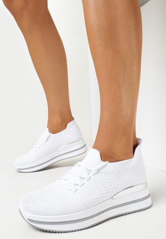 Białe Buty Sportowe Afomia