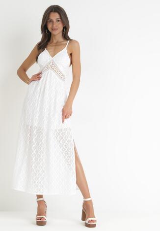 Biała Sukienka Esliss