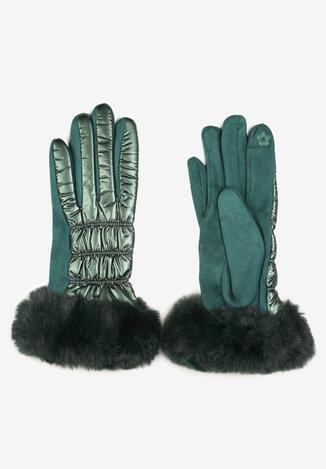 Zielone Rękawiczki Alessina