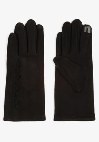 Czarne Rękawiczki Larinte