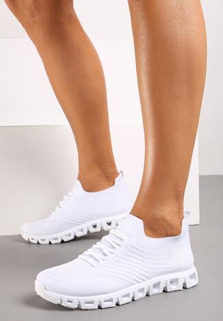 Białe Buty Sportowe Alagia