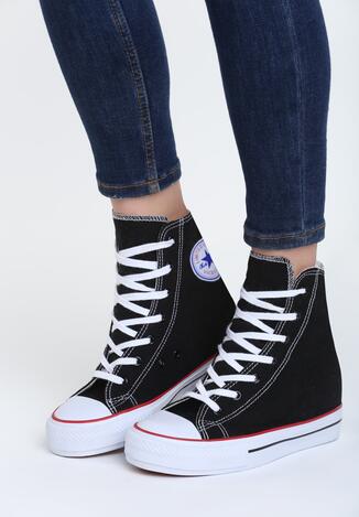 Czarne Sneakersy Linden