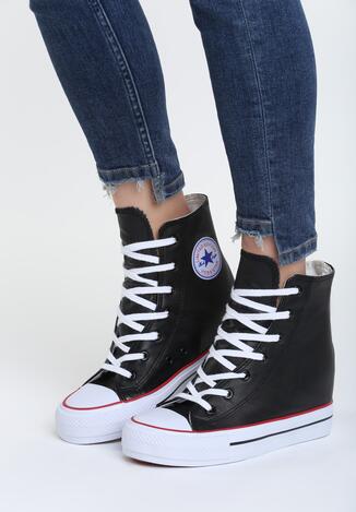 Czarne Sneakersy Asspen