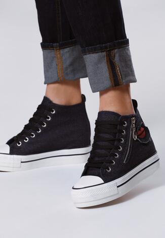 Granatowe Sneakersy Tesera