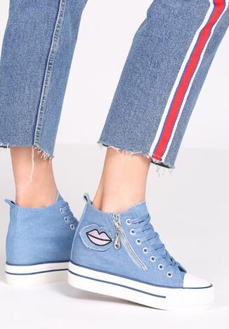 Jasnoniebieskie Sneakersy Tesera