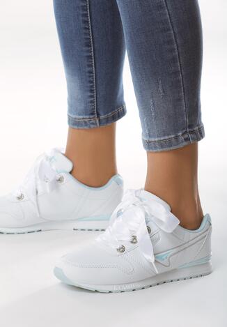 Biało-Niebieskie Buty Sportowe Emphasis