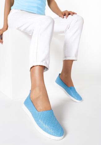 Niebieskie Slip On Show Love
