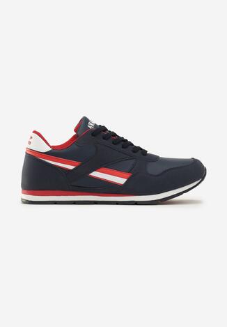 Granatowe Buty Sportowe Hug