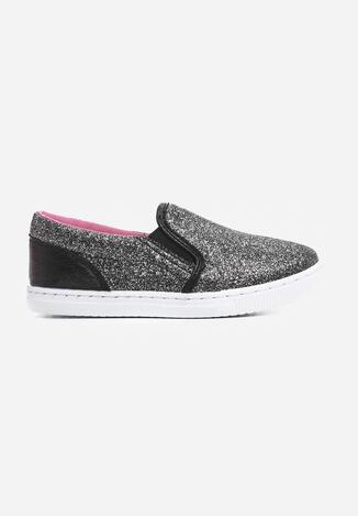 Czarne Slip On Illusion