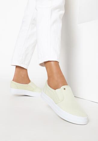 Żółte Slip On Alba