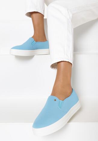 Niebieskie Slip On Eva