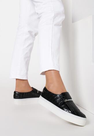 Czarne Slip On Nilka