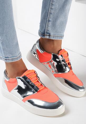Pomarańczowe Buty Sportowe Glen