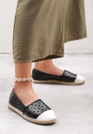Czarne Espadryle Mina