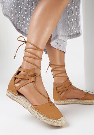 Camelowe Espadryle Lille