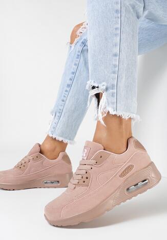 Różowe Buty Sportowe Vintage Nilda