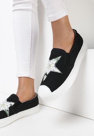 Czarne Slip On Nyota