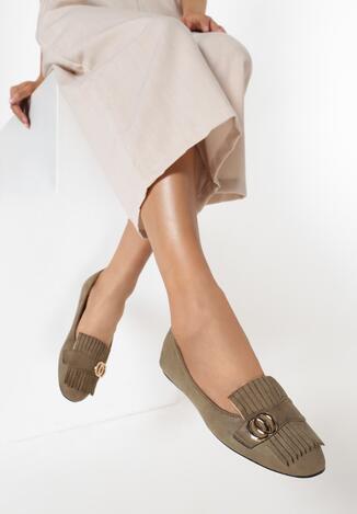 Khaki Mokasyny Tivik