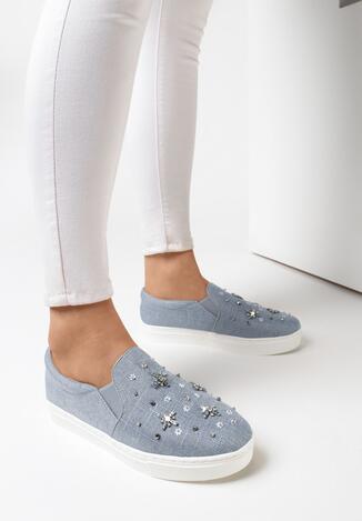 Niebieskie Slip On Instan