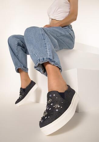 Granatowe Slip On Instan