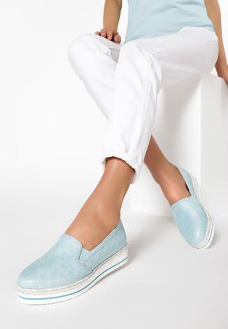 Niebieskie Slip On Hery