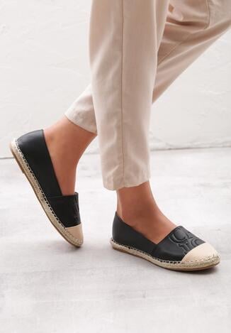 Fekete espadrilles