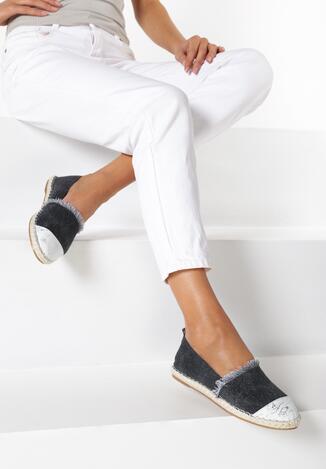 Czarne Espadryle Mamis