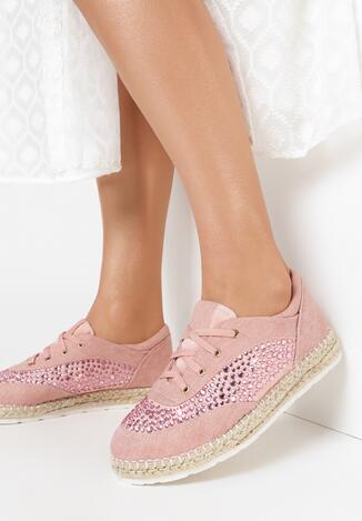 Różowe Espadryle Helsy