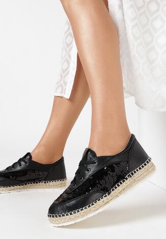 Czarne Espadryle Jery