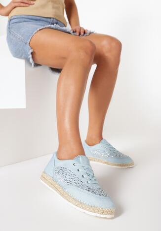 Jasnoniebieskie Espadryle Helsy