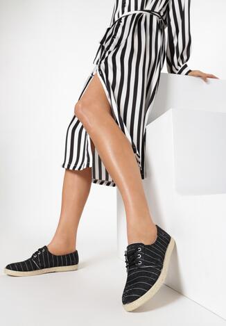 Czarne Espadryle Heat