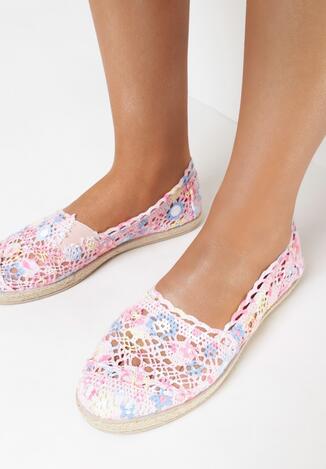 Różowe Espadryle Love Me