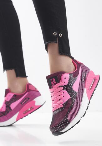 Różowe Neonowe Buty Sportowe Candy