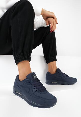 Granatowe Buty Sportowe Vintage Nilda