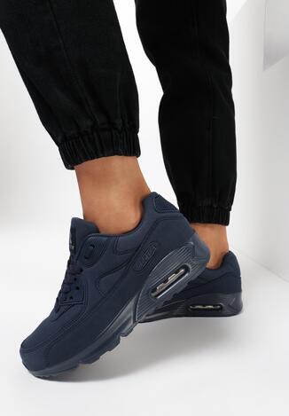 Granatowe Buty Sportowe Vintage Nilda