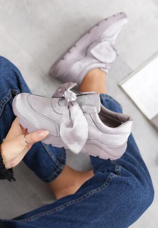 Szare Buty Sportowe Pinky Winky