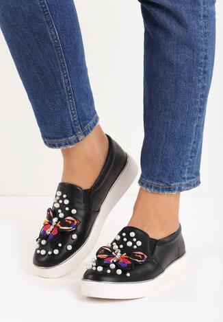 Czarne Slip On Great Windmill