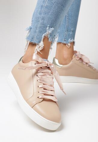 Beżowe Buty Sportowe Plaything