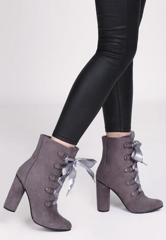 Szare Botki Soft Walk
