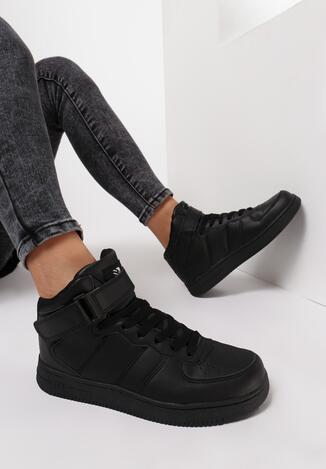 Czarne Buty Sportowe Laura