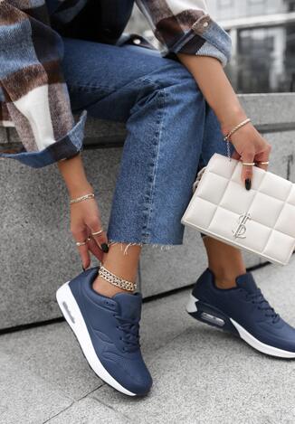 Granatowe Buty Sportowe Hot Days