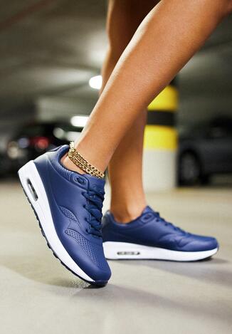 Granatowe Buty Sportowe Hot Days