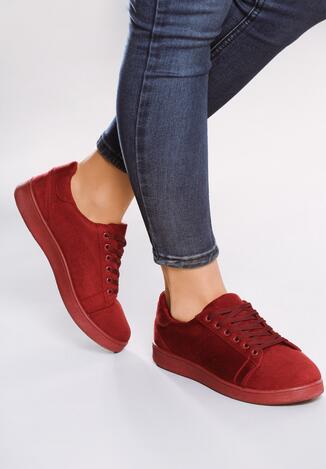 Bordowe Buty Sportowe Innovative