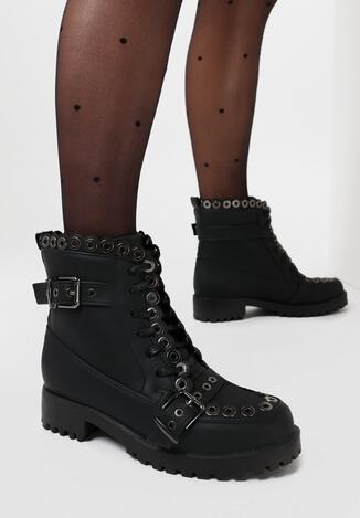 Czarne Botki Stylish
