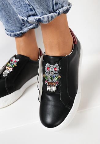 Czarne Buty Sportowe Milion Lights