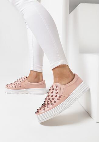 Różowe Slip On Power Rock